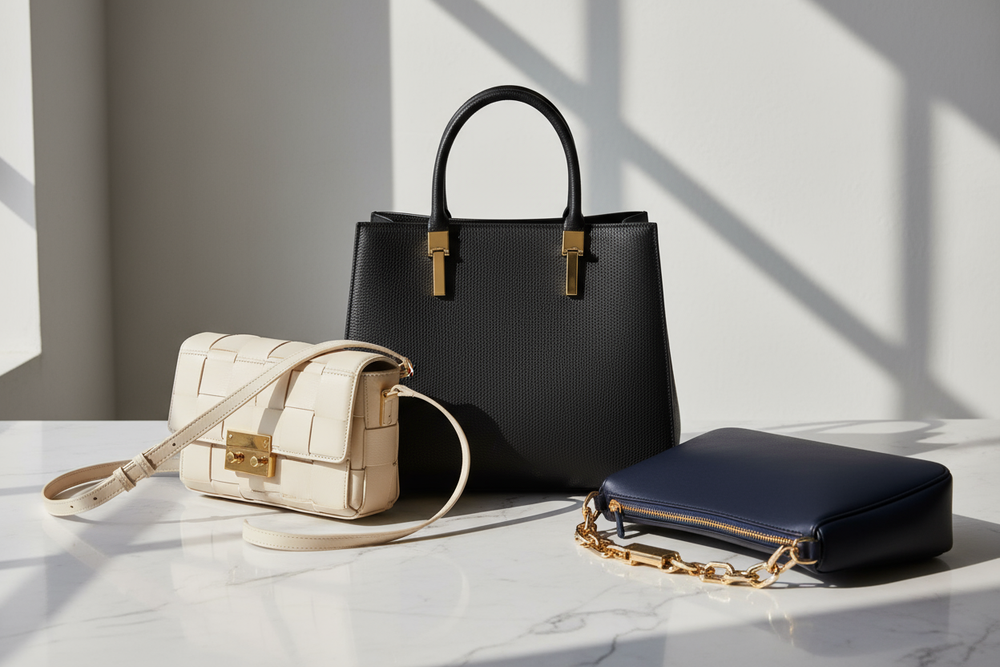 create an image having premiun and new design bags