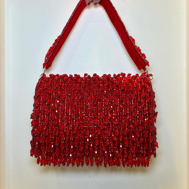 Beaded Flap Bag