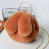 Fluffy Plush Rabbit Girls Bag