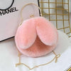 Fluffy Plush Rabbit Girls Bag